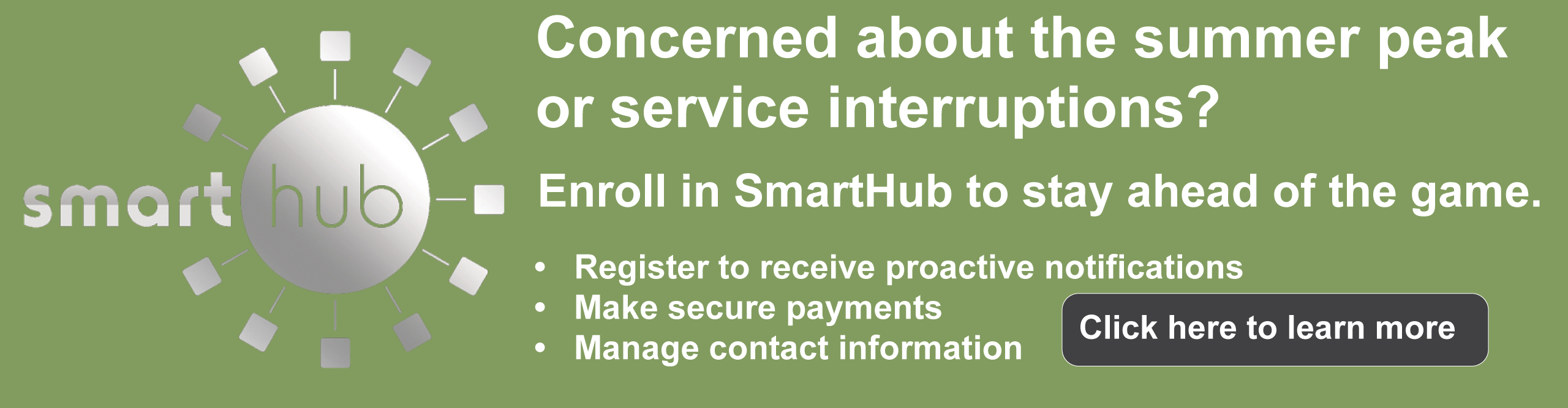 SmartHub outage regsitration