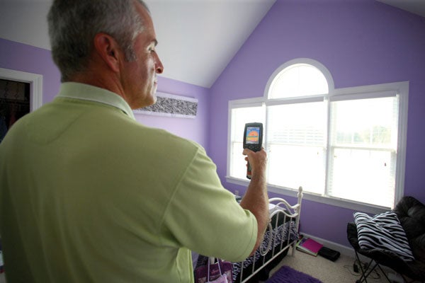 Energy audit infrared camera